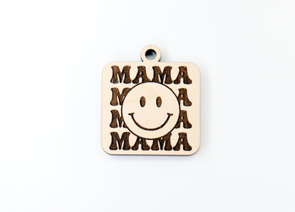 Mama Keychain blanks, mom keychain, wood blanks