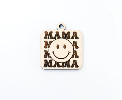 Mama Keychain blanks, mom keychain, wood blanks