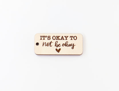 Mental health Keychain blanks, keychain blanks, wood blanks