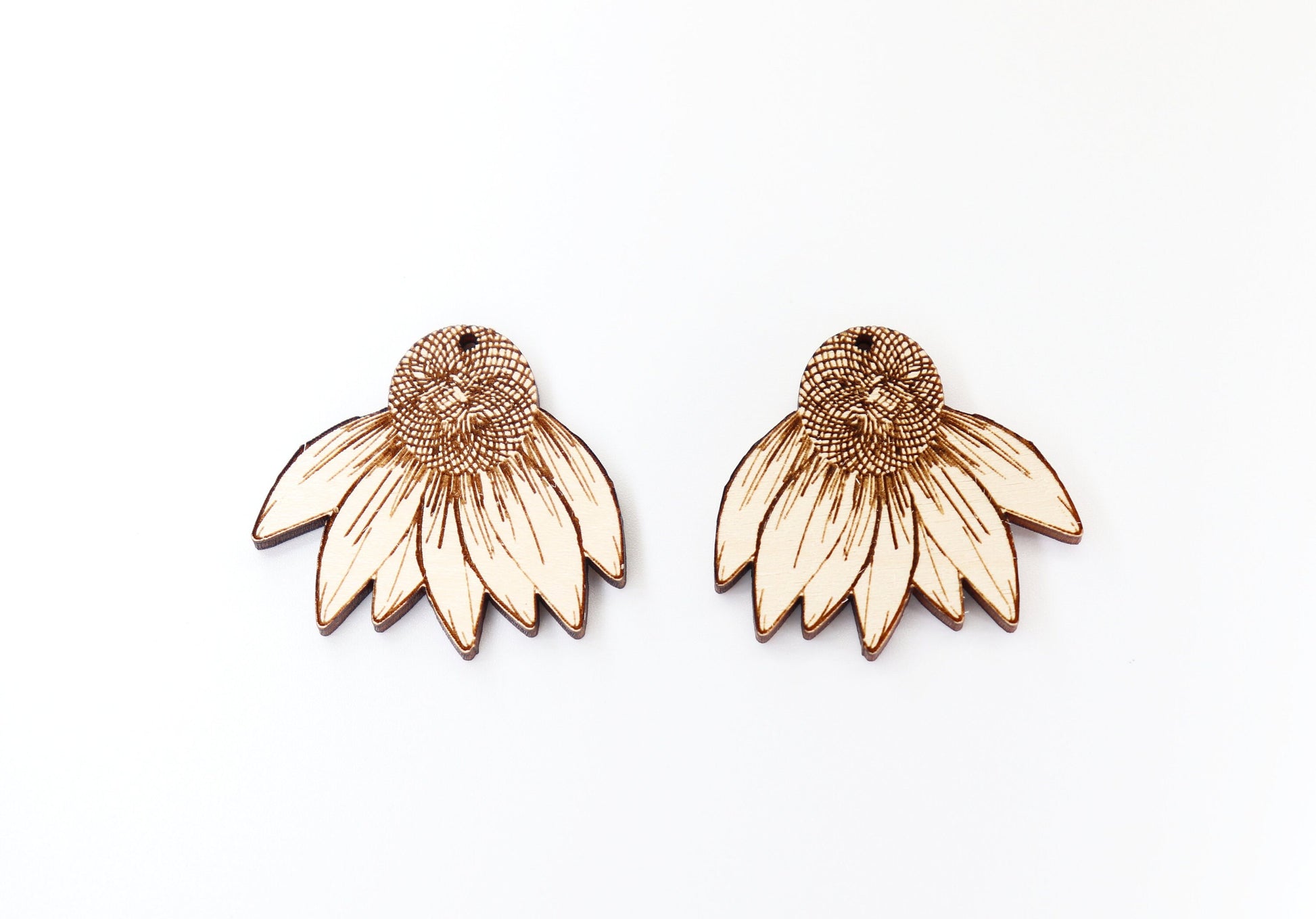 Sunflower blanks, earring blanks, wood cutouts