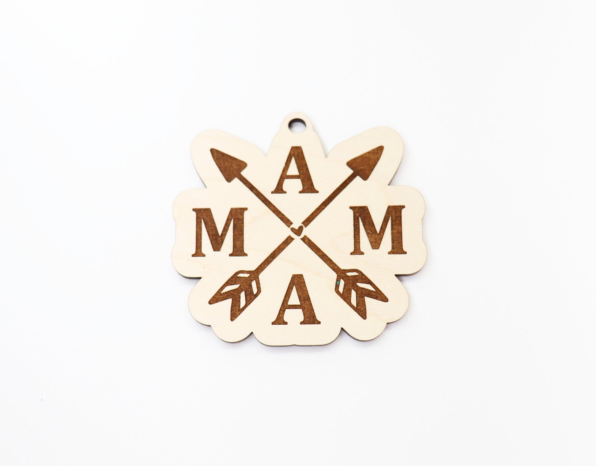 Mama car charm blank,  wood blanks, wood cutouts