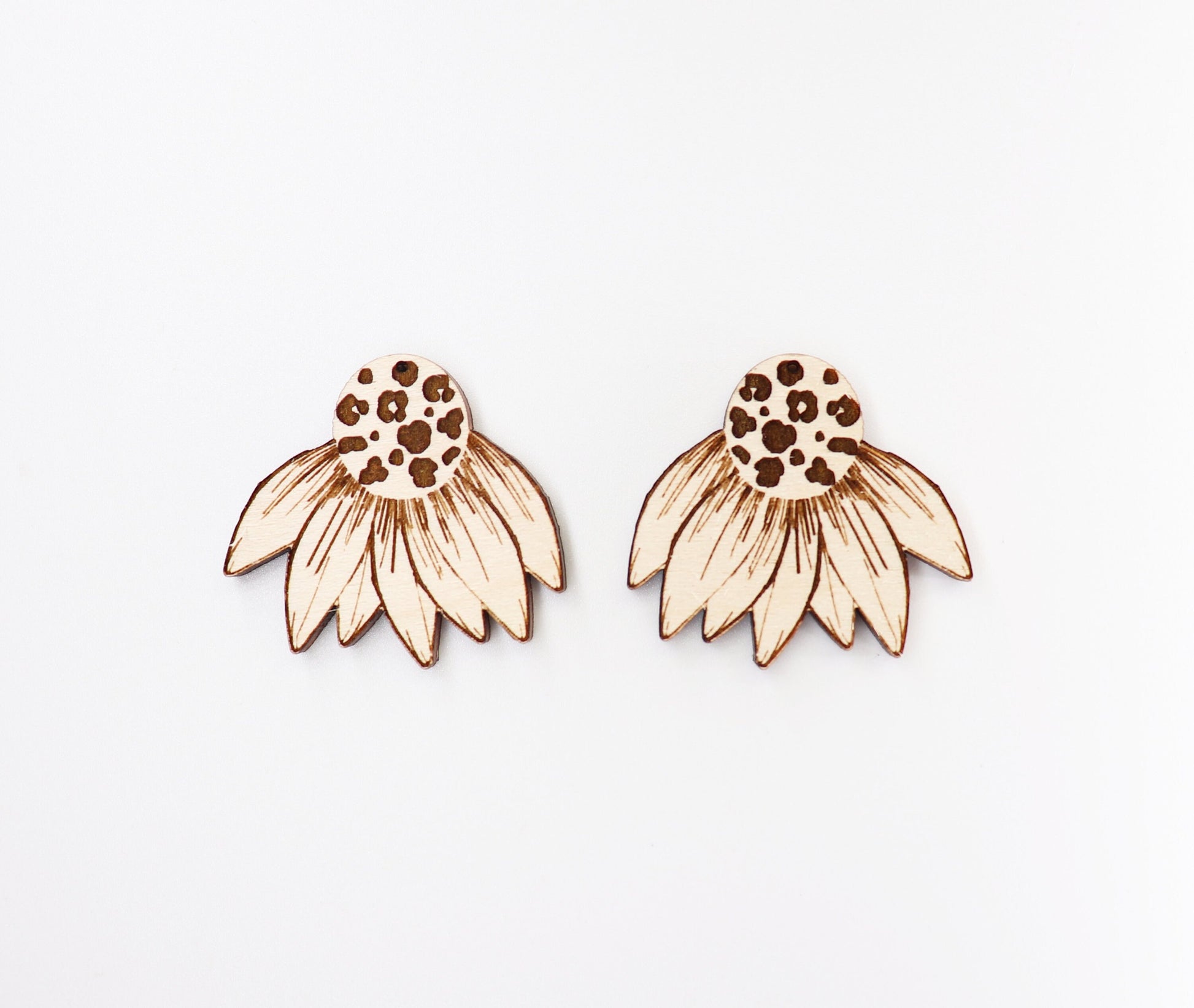 Sunflower blanks, earring blanks, wood cutouts