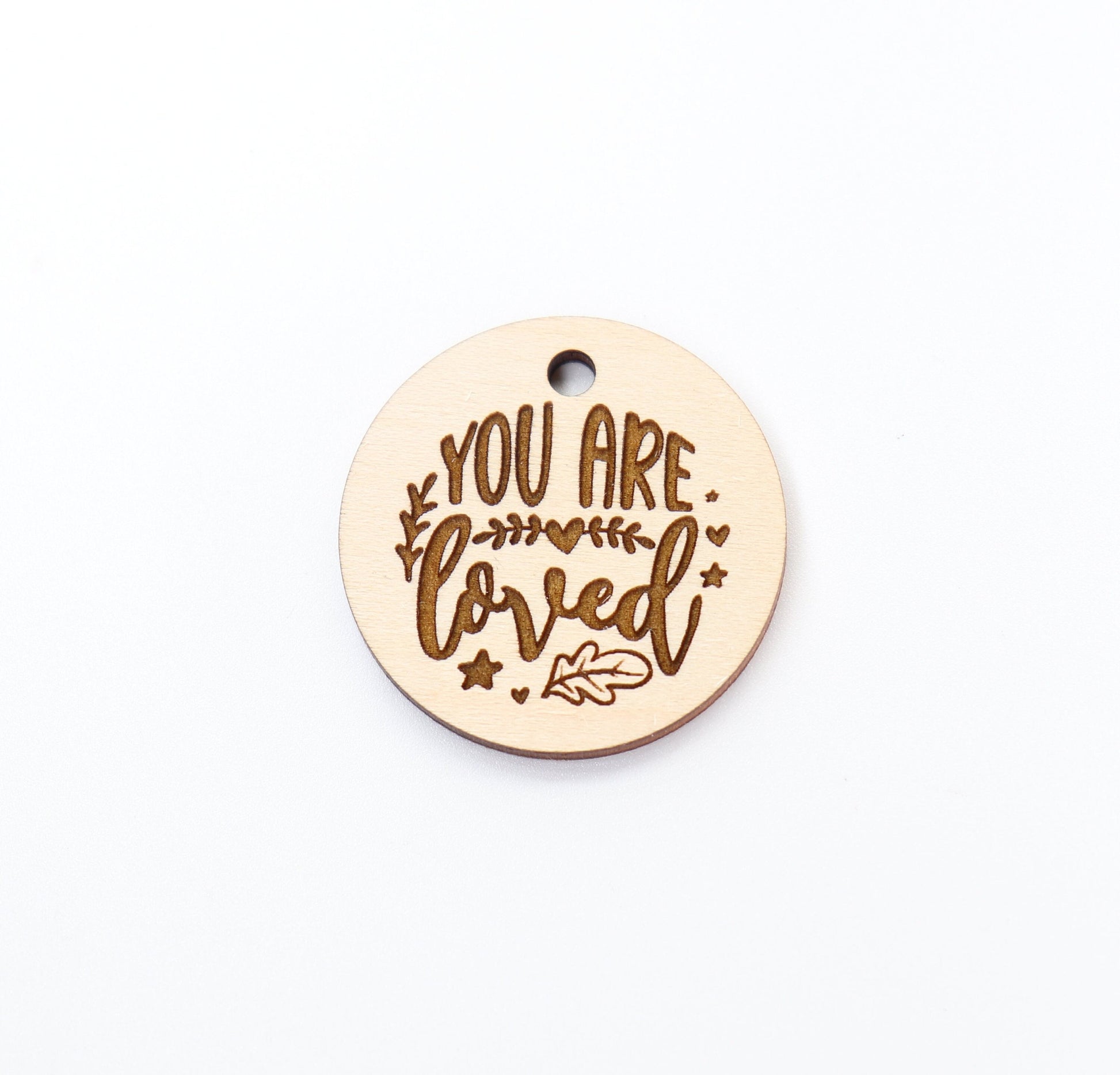 You are loved Keychain blanks, wood blanks, keychain blanks