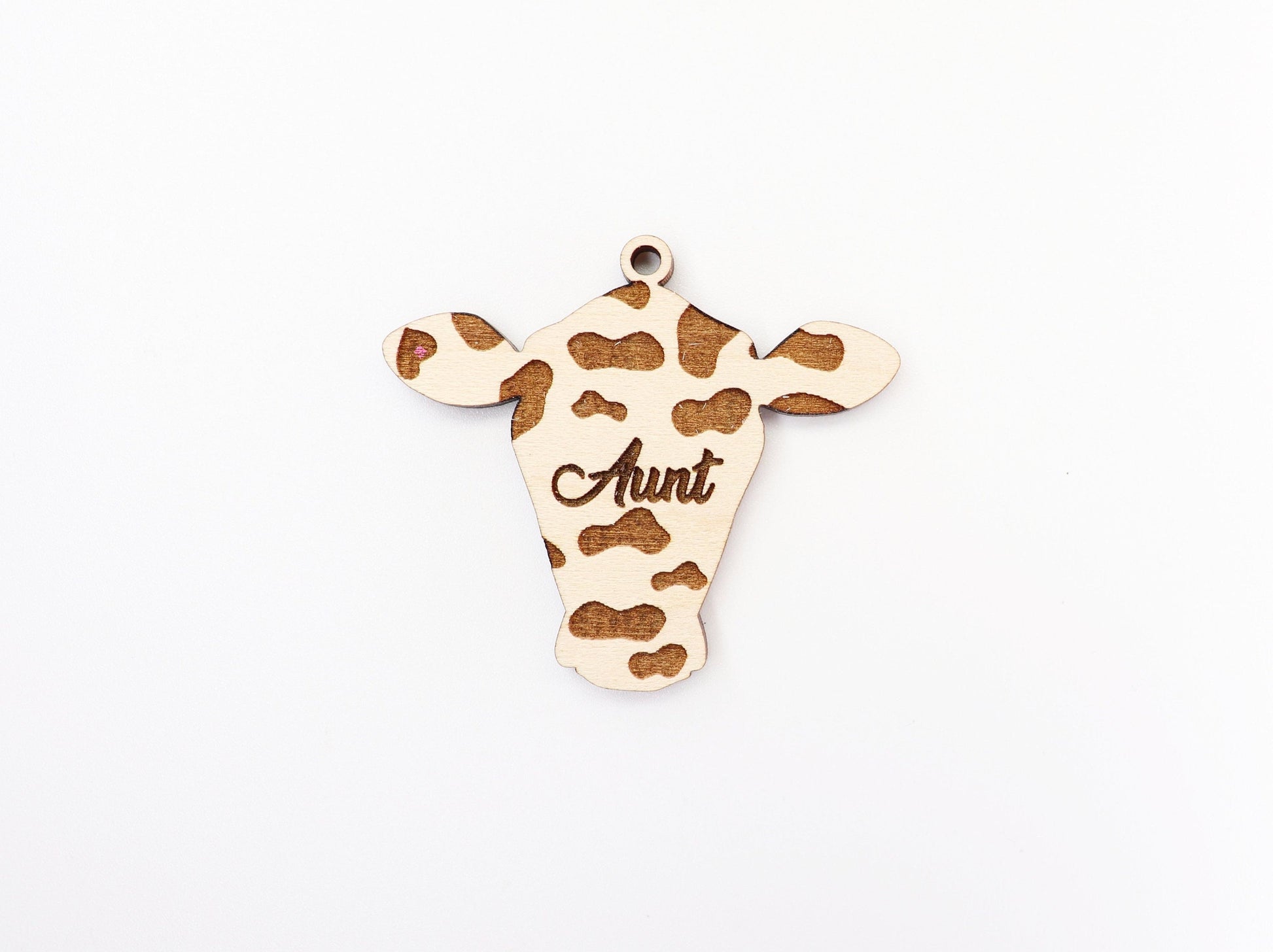 Aunt Keychain blank,  wood blanks, wood cutouts