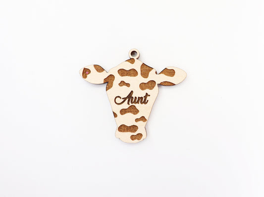 Aunt Keychain blank,  wood blanks, wood cutouts