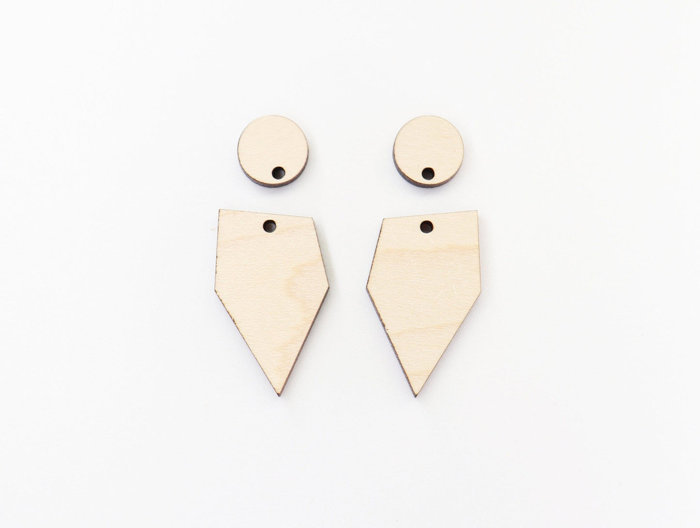 Wood Earring blanks, wood blanks, sold per pair