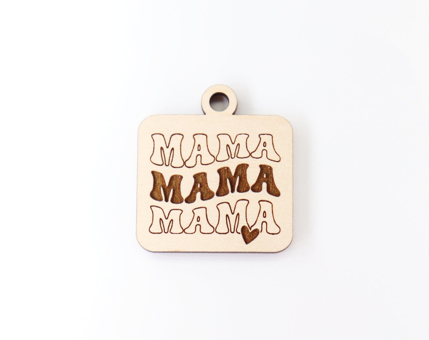 Mama Keychain blanks, mom keychain, wood blanks