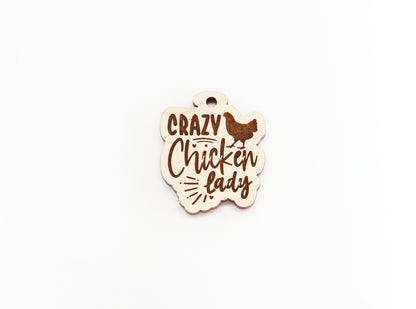 Chicken Keychain blanks, keychain blanks, wood blanks