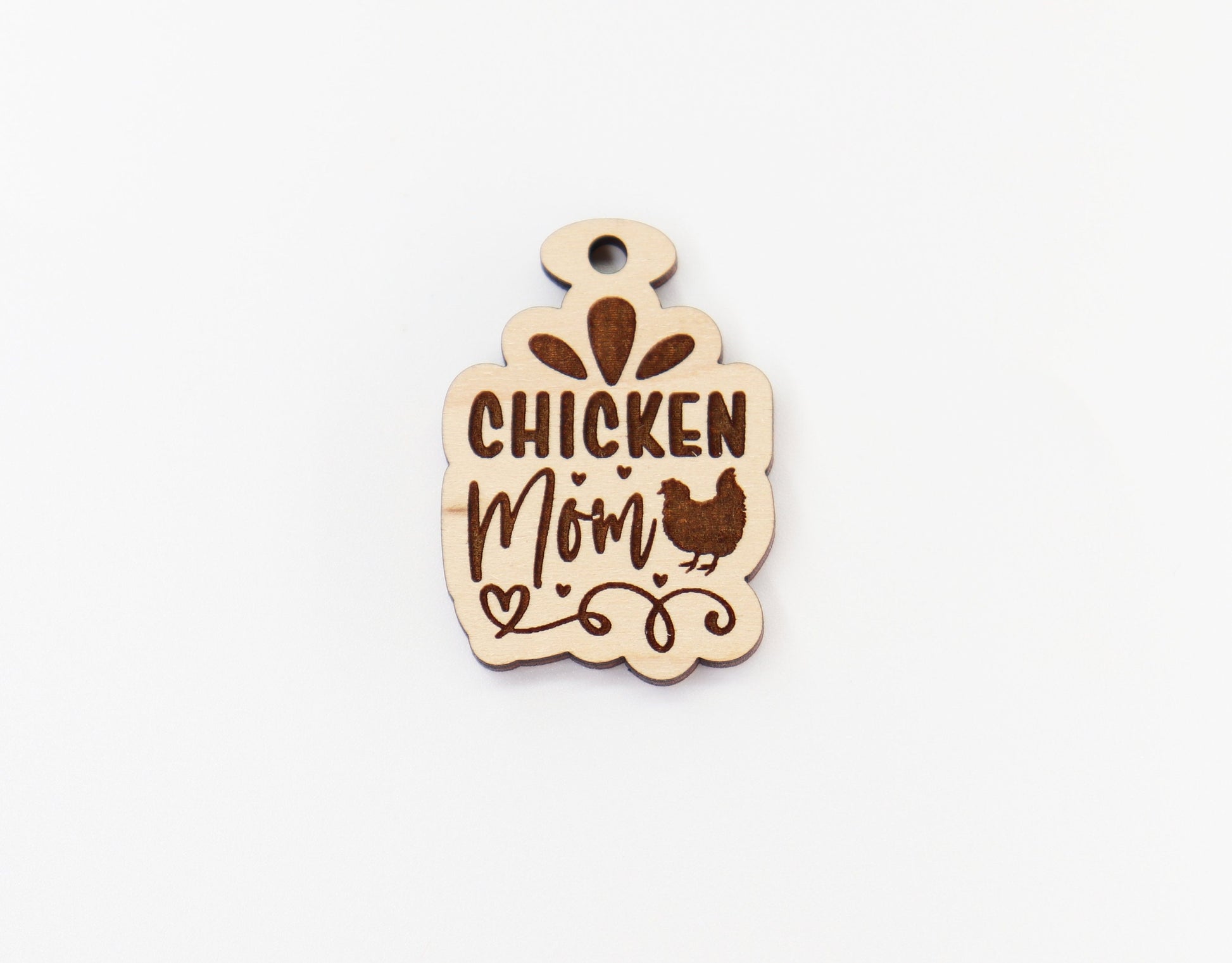 Chicken mom Keychain blanks, keychain blanks, wood blanks