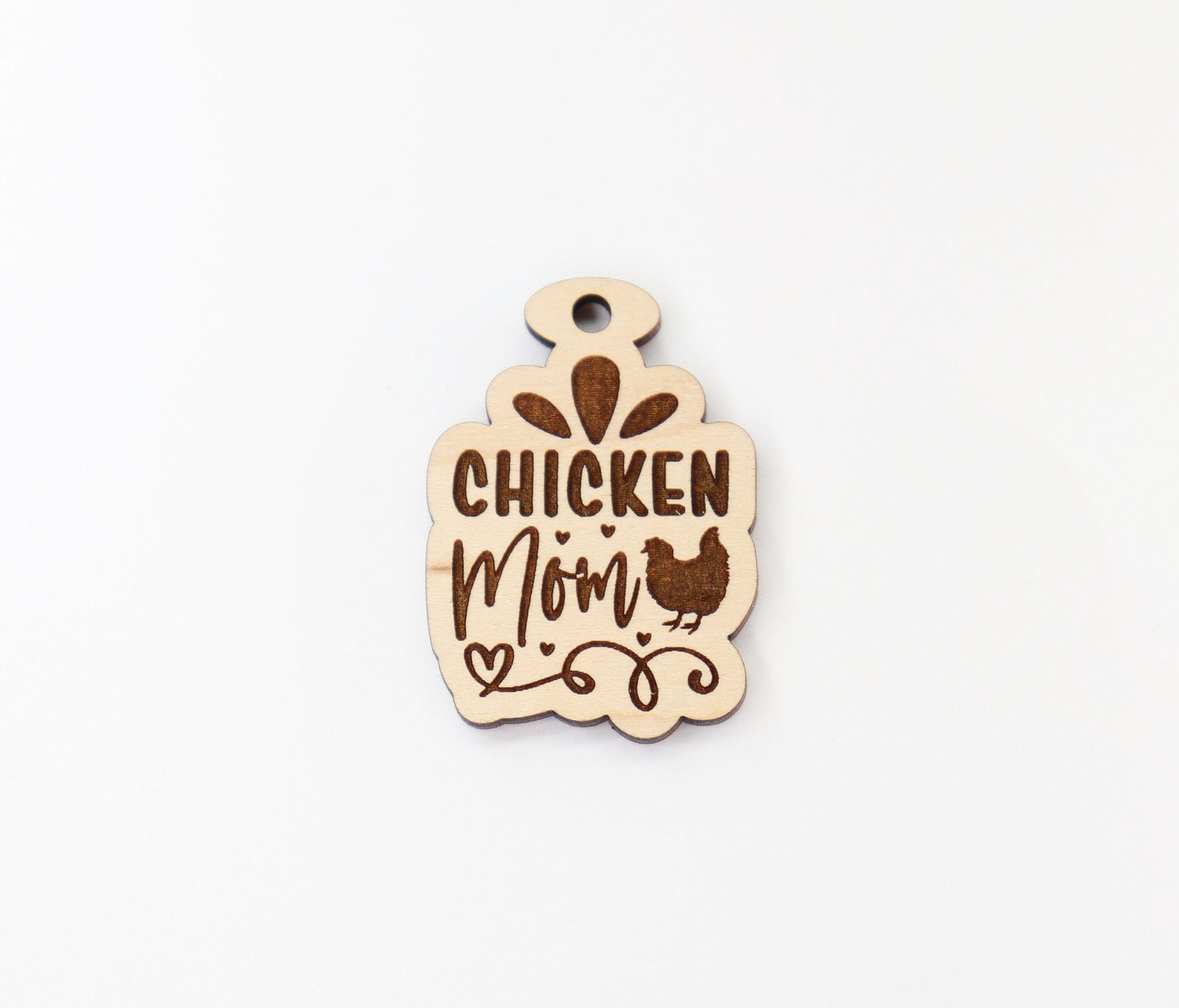 Chicken mom Keychain blanks, keychain blanks, wood blanks