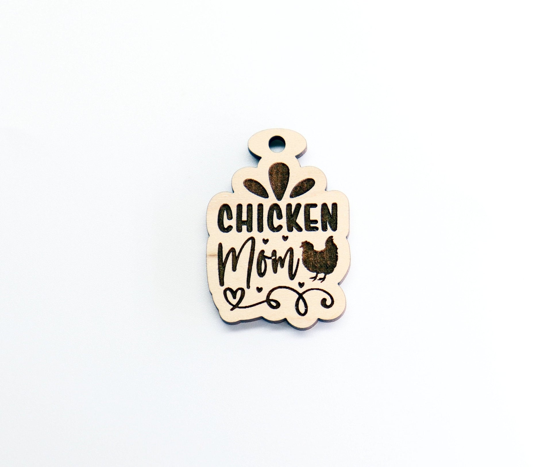 Chicken mom Keychain blanks, keychain blanks, wood blanks