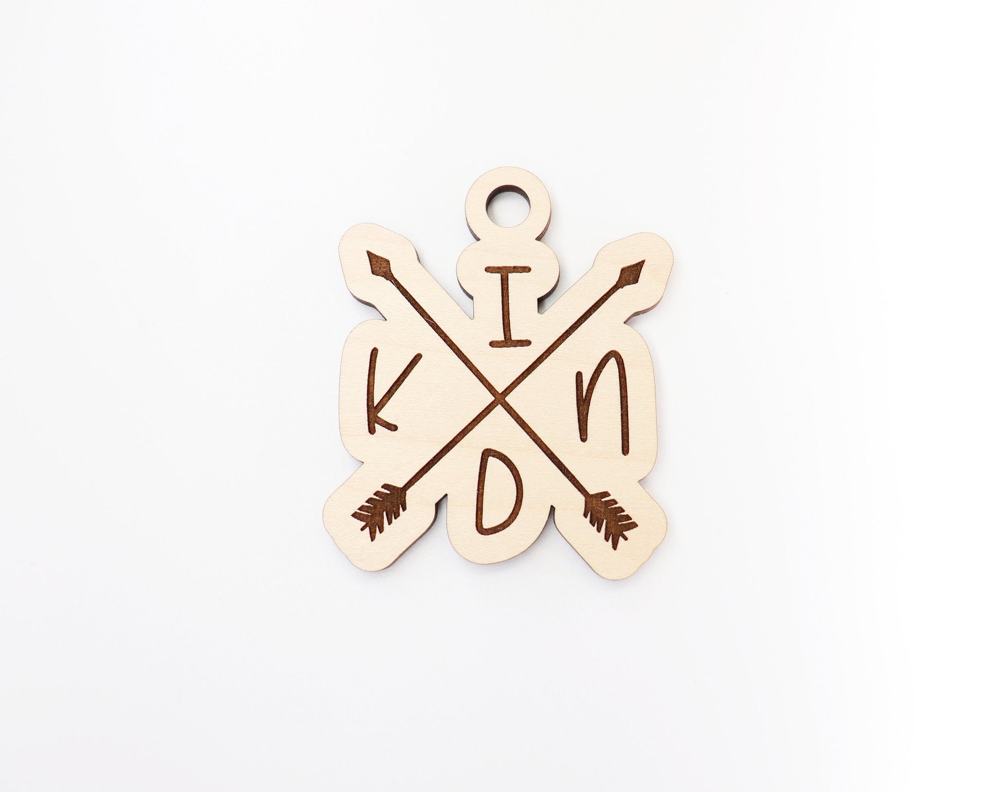 Kind car charm blank, wood blanks, wood cutouts