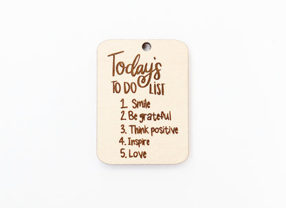 To do list Keychain blanks, mom keychain, wood blanks