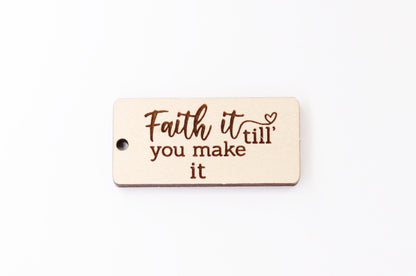 Faith Keychain blanks, keychain blanks, wood blanks