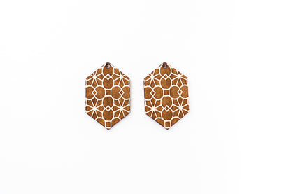 Earring blanks, wood blanks, DIY earrings