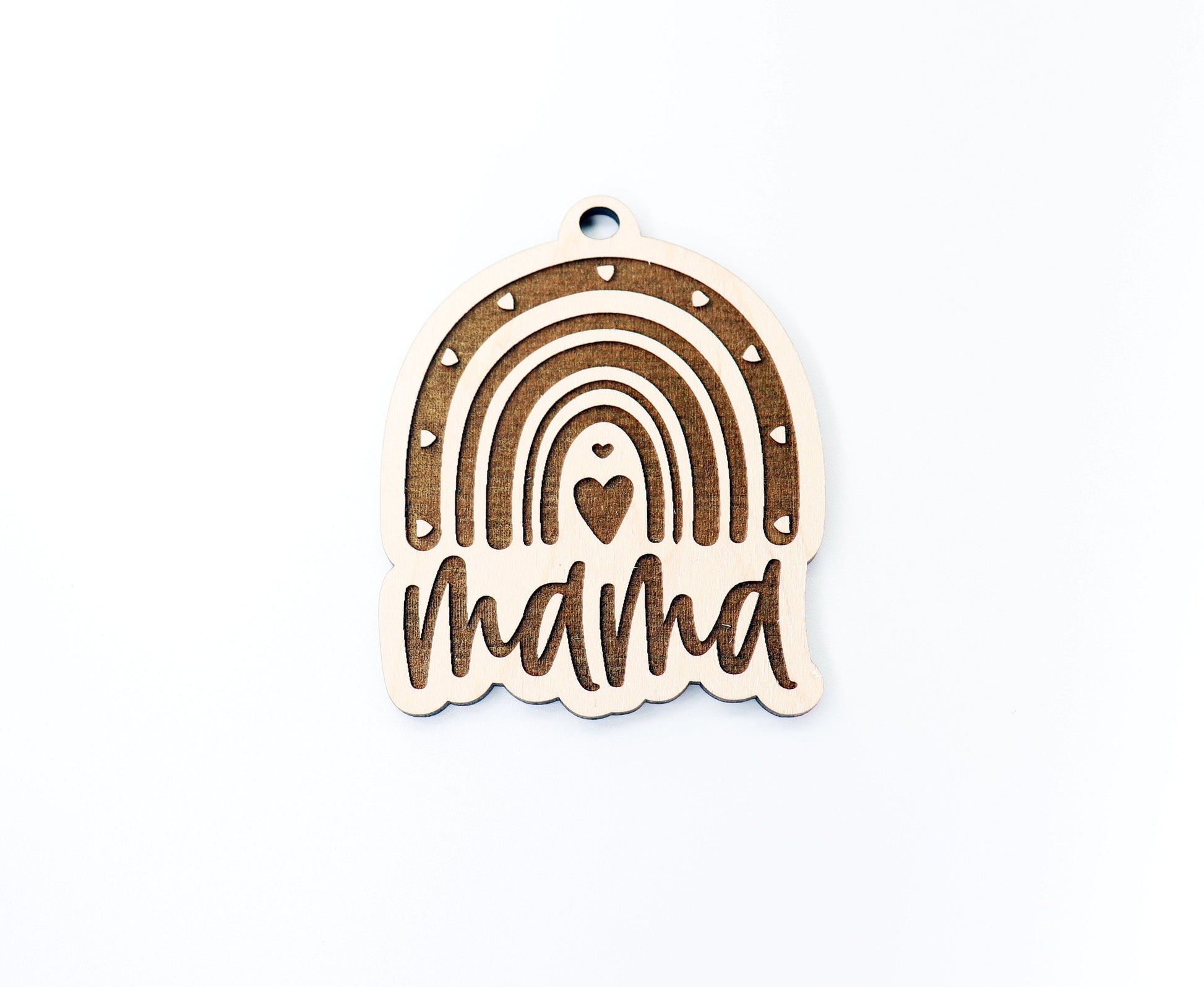 Mama Car charm blank,  wood blanks, wood cutouts, mama charm