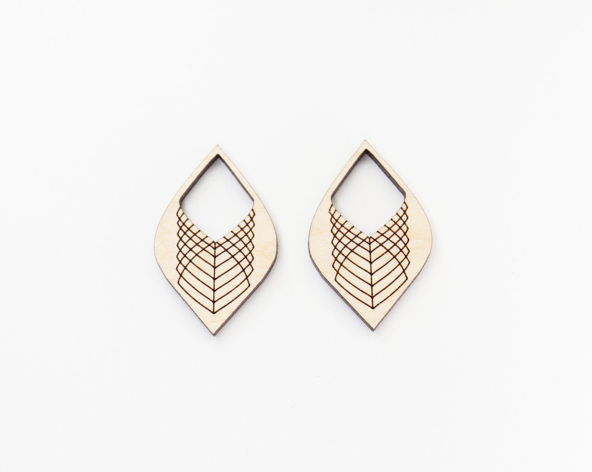 Earring blanks, wood blanks, DIY earrings