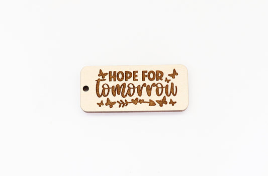 Hope Keychain blanks, gym keychain, wood blanks