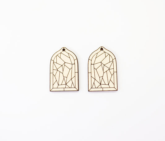 Wood Earring blanks, wood blanks, DIY earrings