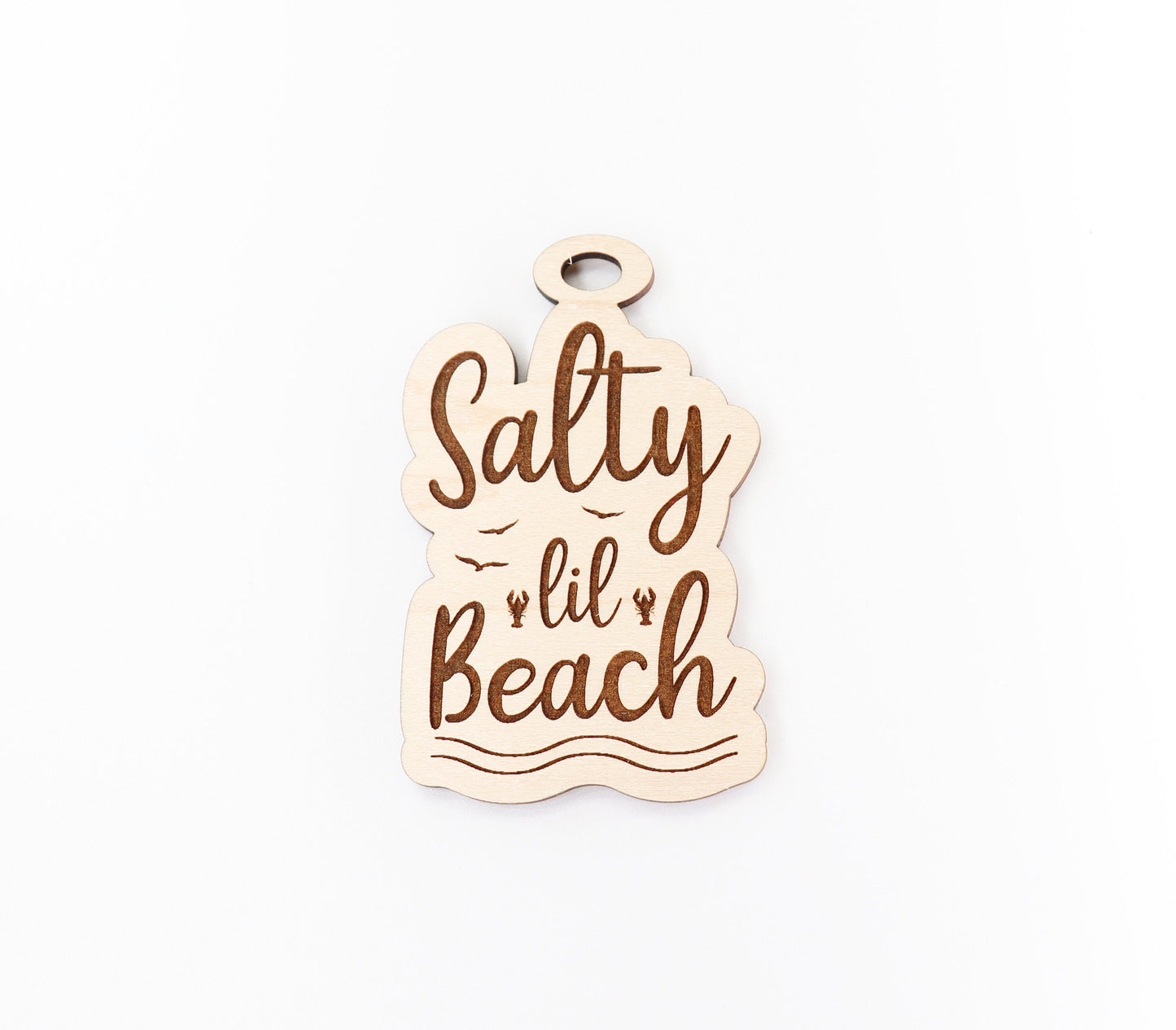 Beach keychain, keychain blanks, wood blanks