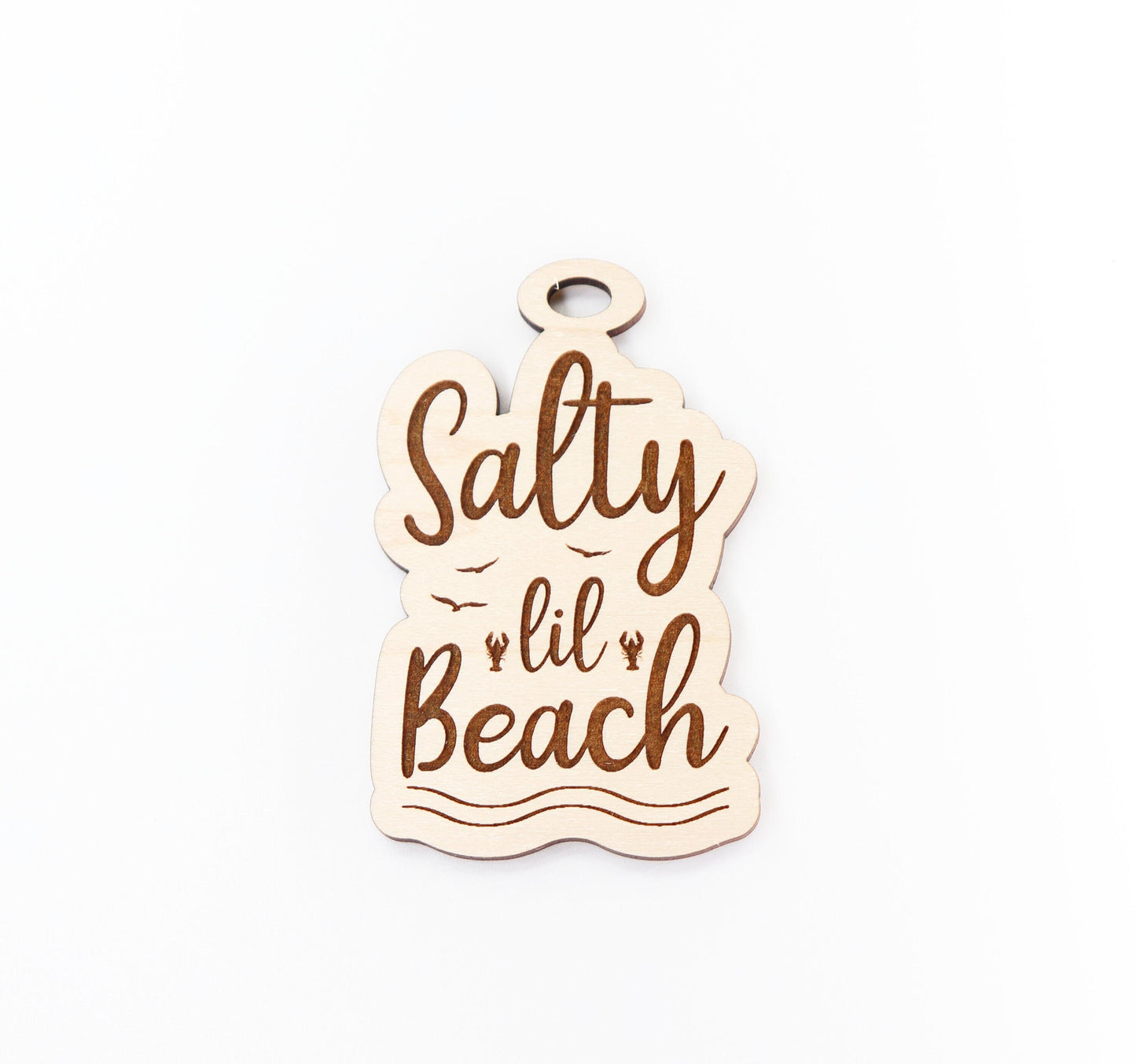 Beach keychain, keychain blanks, wood blanks