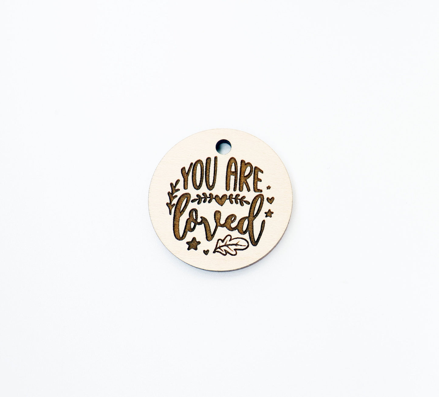 You are loved Keychain blanks, wood blanks, keychain blanks