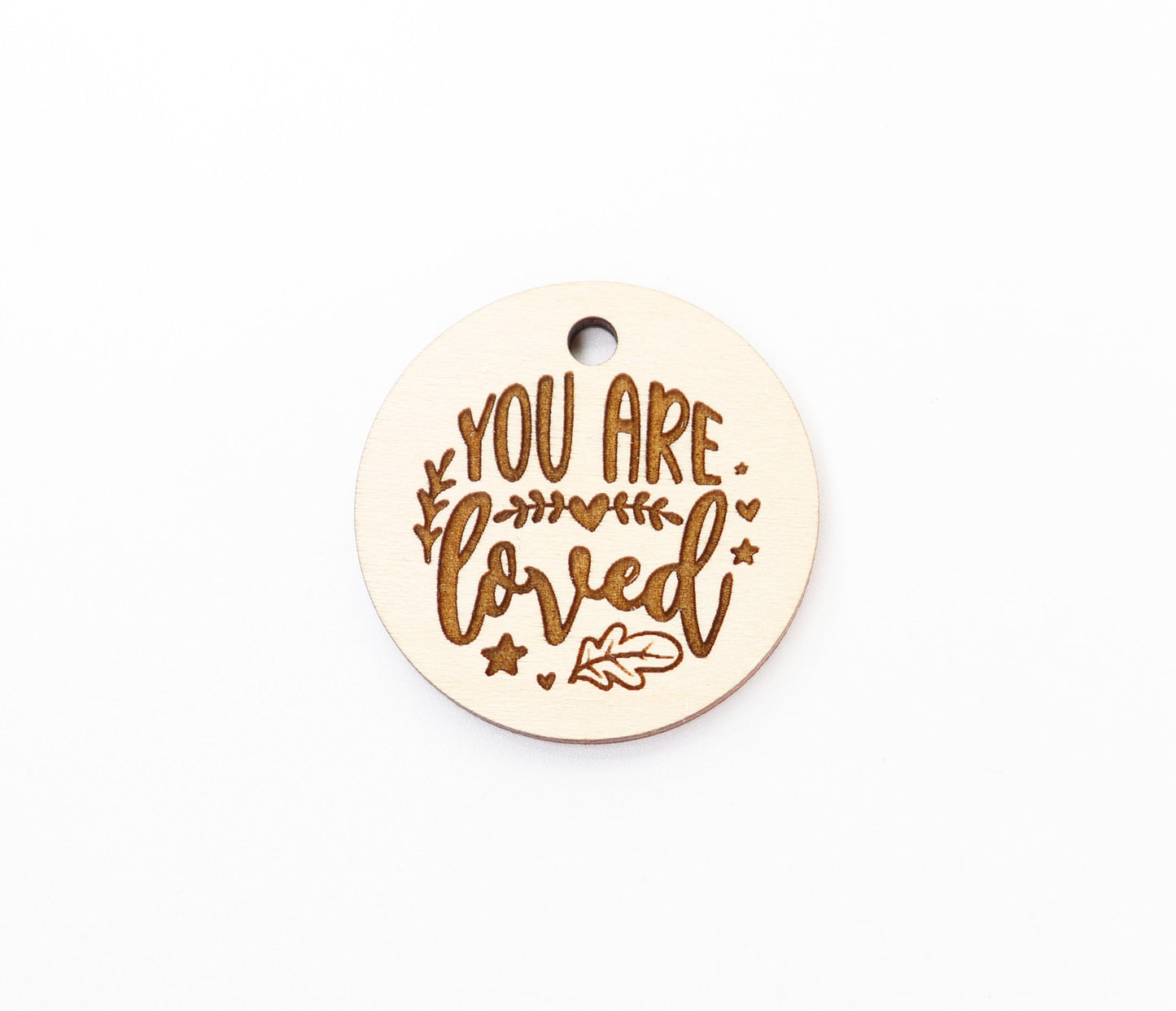 You are loved Keychain blanks, wood blanks, keychain blanks