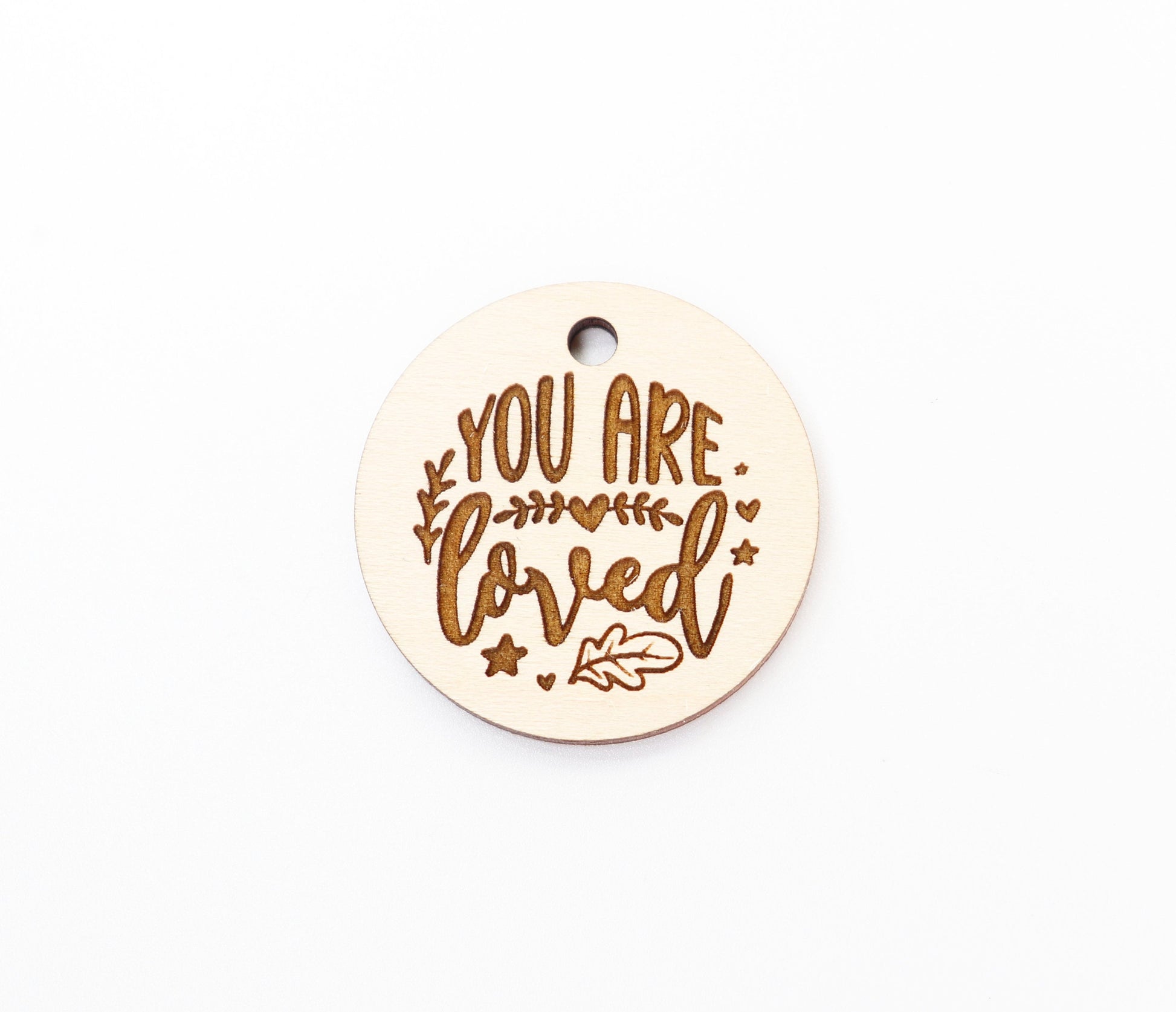 You are loved Keychain blanks, wood blanks, keychain blanks