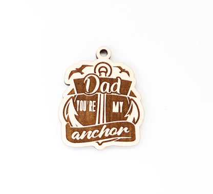 Dad Keychain blanks, dad keychain, wood blanks