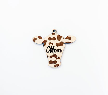 Mom Keychain blank,  wood blanks, wood cutouts