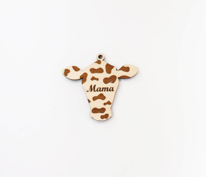 Mama Keychain blank,  wood blanks, wood cutouts