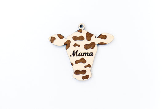 Mama Keychain blank,  wood blanks, wood cutouts