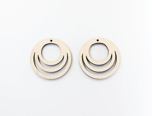 Plain earring blanks, wood earrings, earring blanks