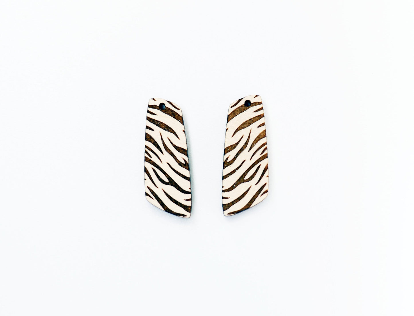 Tiger stripe wood earring blanks, earring making, wood blanks