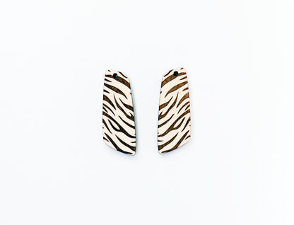 Tiger stripe wood earring blanks, earring making, wood blanks