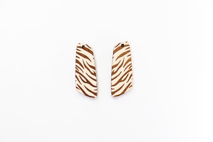 Tiger stripe wood earring blanks, earring making, wood blanks