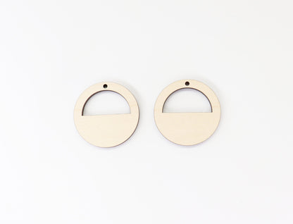 Plain earring blanks, wood earrings, earring blanks