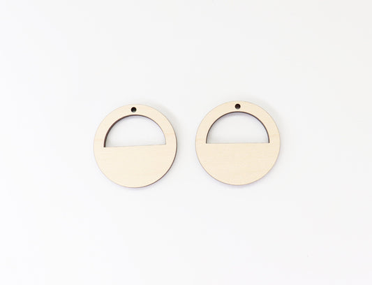 Plain earring blanks, wood earrings, earring blanks