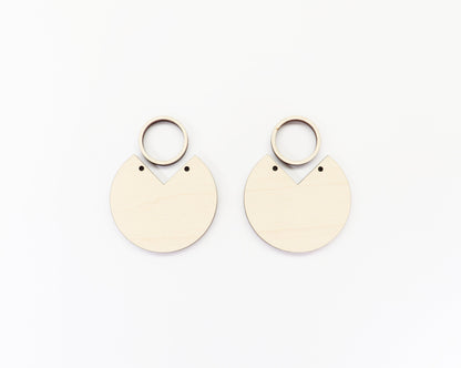 Plain earring blanks, wood earrings, earring blanks