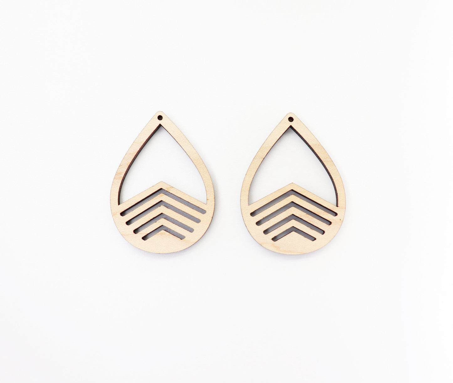 Wood Earring blanks, wood blanks, sold per pair