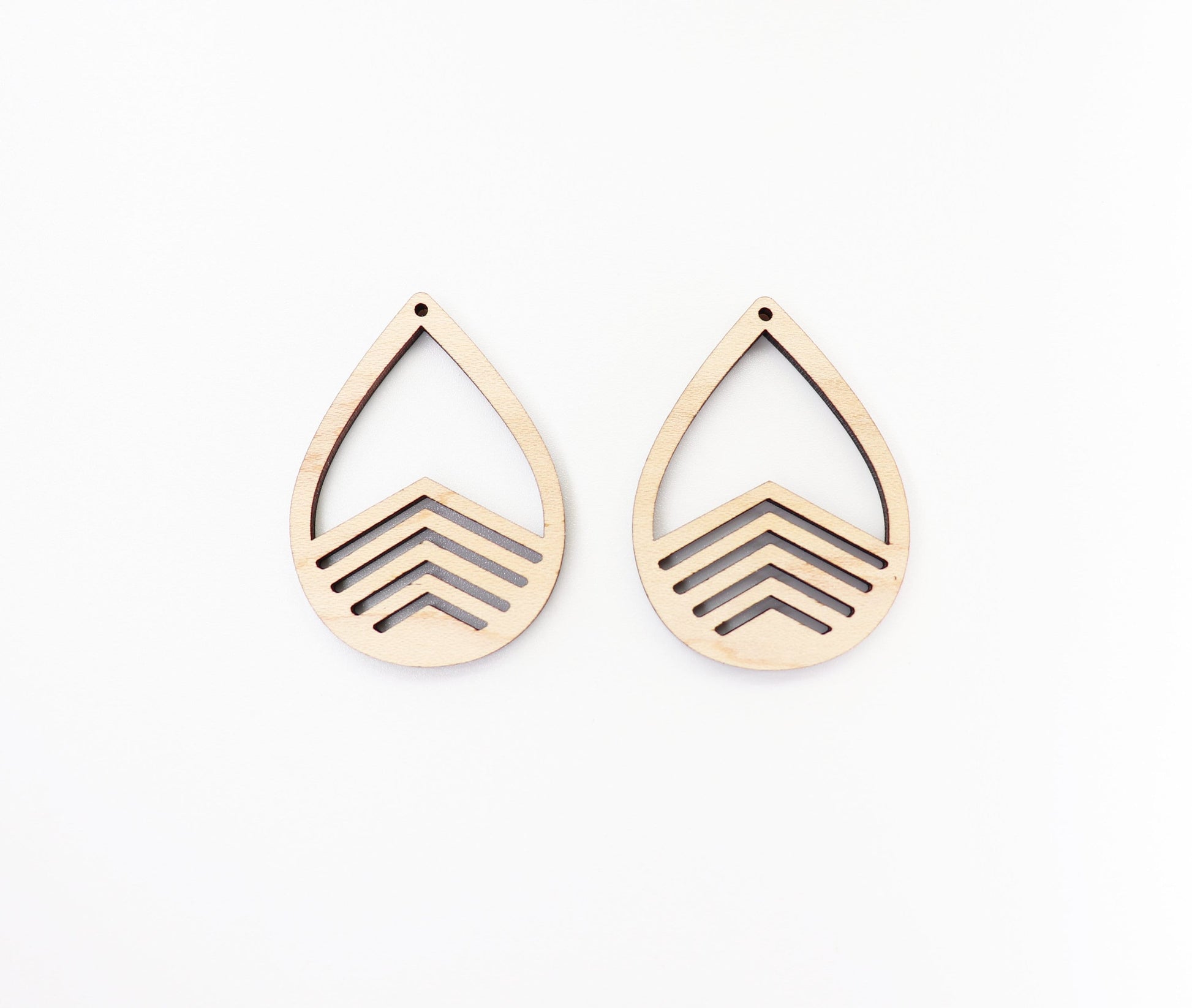 Wood Earring blanks, wood blanks, sold per pair