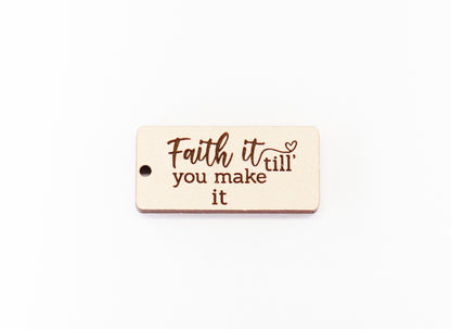 Faith Keychain blanks, keychain blanks, wood blanks