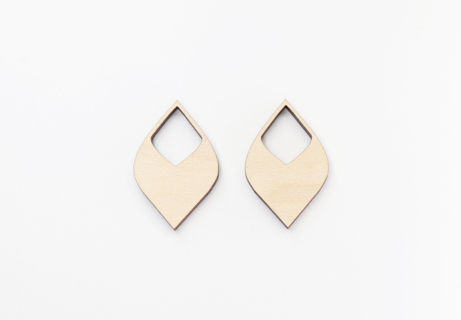 Wood Dangle earring blanks, earring findings