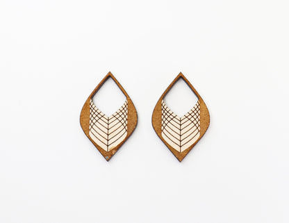 Earring blanks, wood blanks, DIY earrings