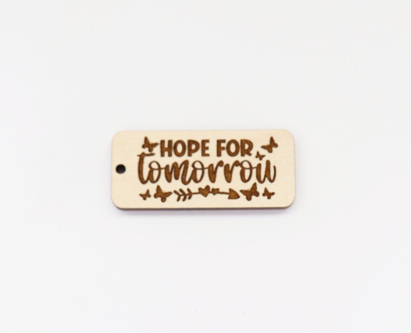 Hope Keychain blanks, gym keychain, wood blanks