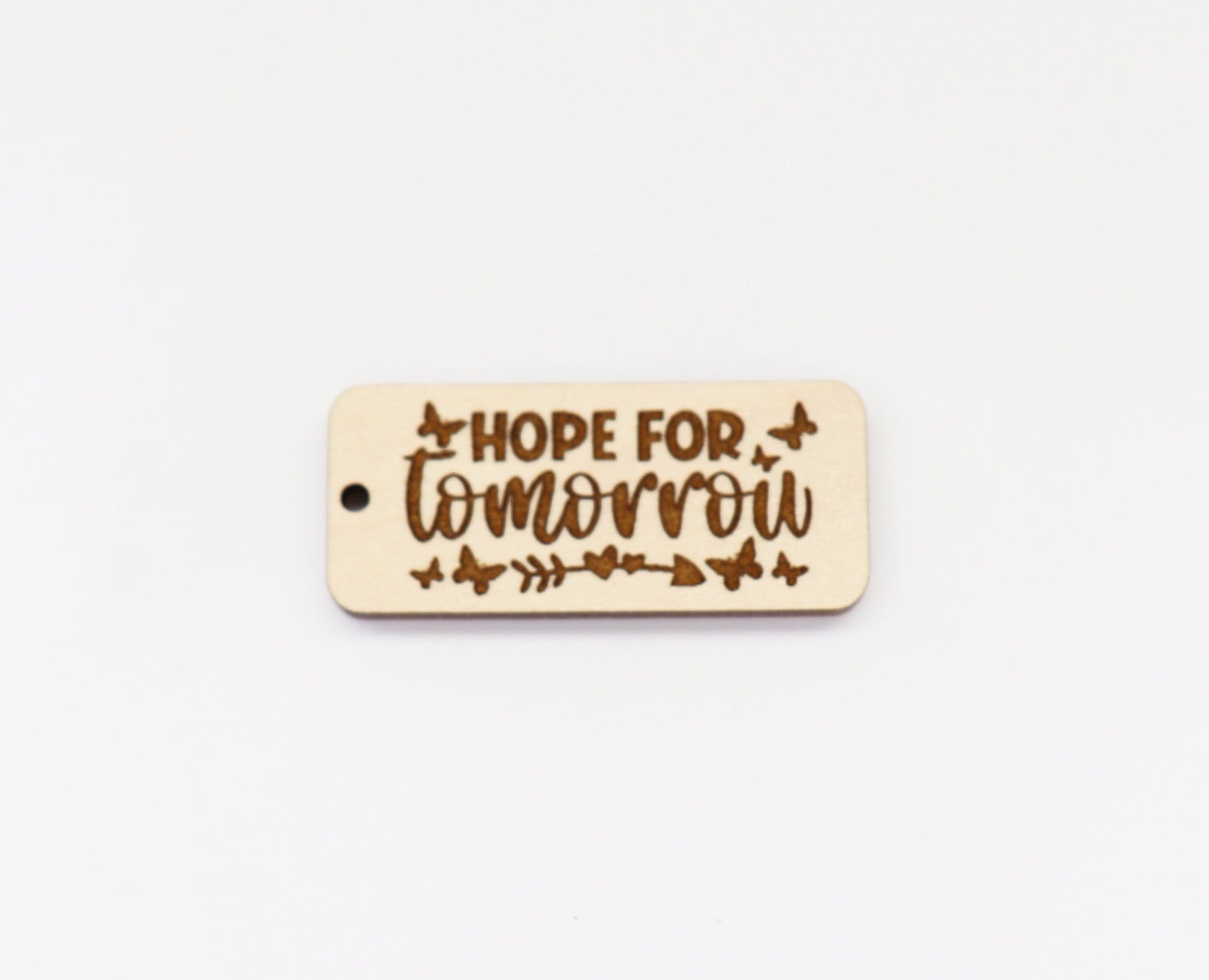 Hope Keychain blanks, gym keychain, wood blanks