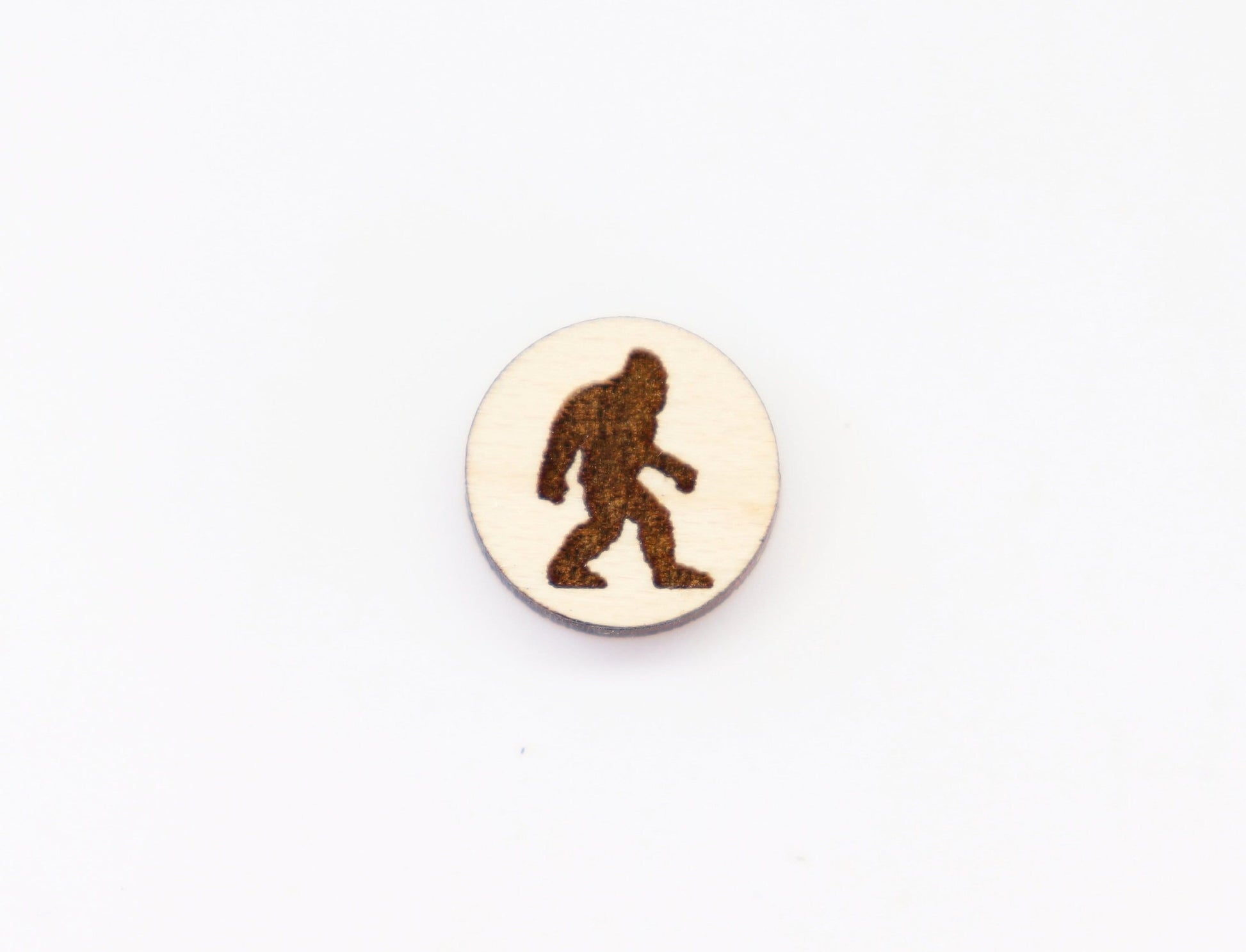 Bigfoot studs, Wood earring blanks, DIY earrings, wood studs, sold per set