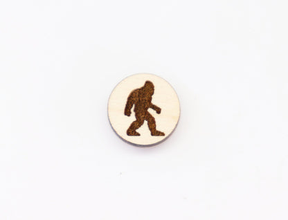 Bigfoot studs, Wood earring blanks, DIY earrings, wood studs, sold per set