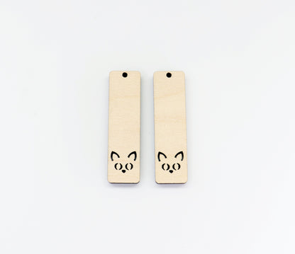 Cat earring blanks, earring blanks, cat cutouts