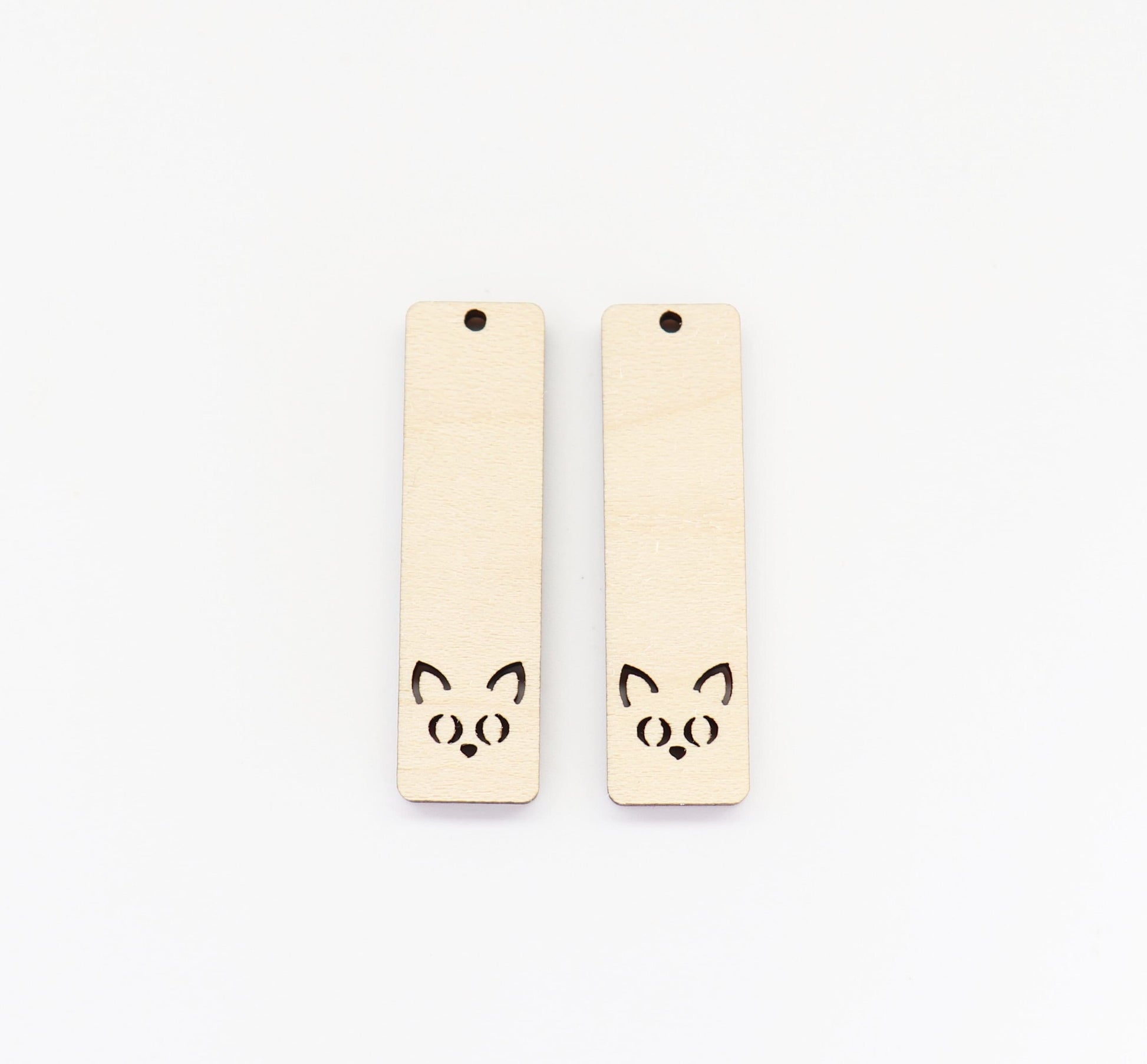 Cat earring blanks, earring blanks, cat cutouts